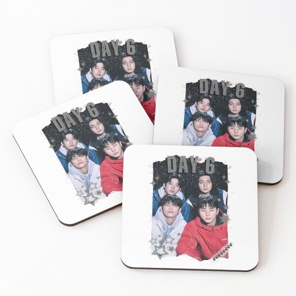 Item preview, DAY6 Group Members Retro Scrapbook Kpop Collage Design designed and sold by HELL0WBELLO.