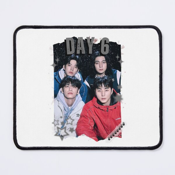 Item preview, DAY6 Group Members Retro Scrapbook Kpop Collage Design designed and sold by HELL0WBELLO.