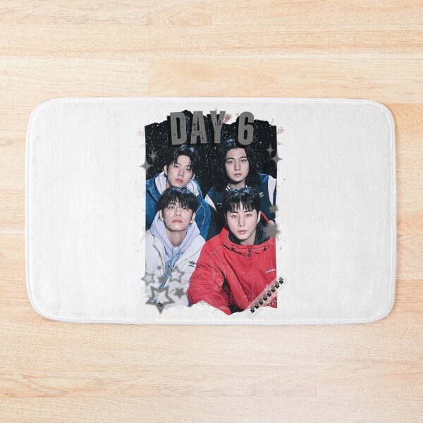 Item preview, DAY6 Group Members Retro Scrapbook Kpop Collage Design designed and sold by HELL0WBELLO.