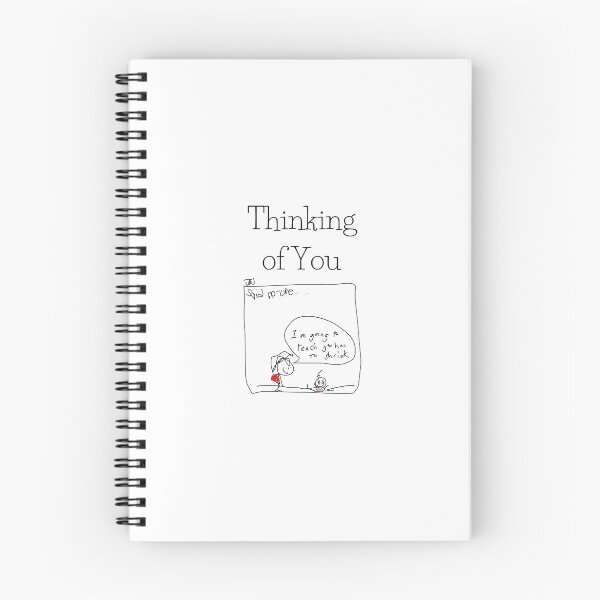 Item preview, Shrinking Cartoon with Thinking of You Words designed and sold by Joanne Whitlock.
