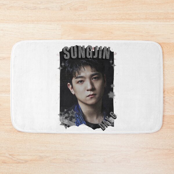 Item preview, DAY6 Group Sungjin Members Retro Scrapbook Kpop Collage Design designed and sold by HELL0WBELLO.