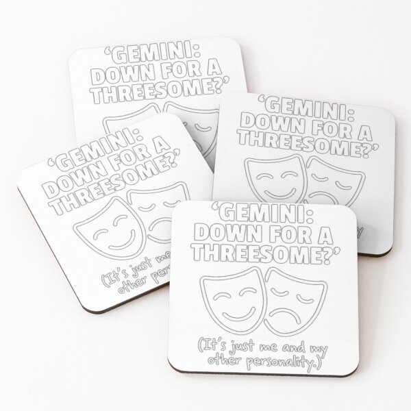 Item preview, Gemini: Down for a Threesome? (Me and My other personality) designed and sold by Wit & Wear.