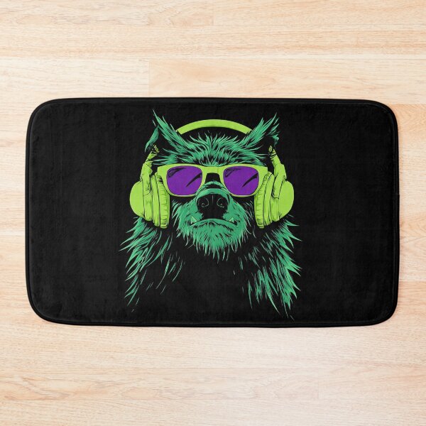 Item preview, Neon Werewolf Headphones DJ Cool Monster designed and sold by PixelQ.