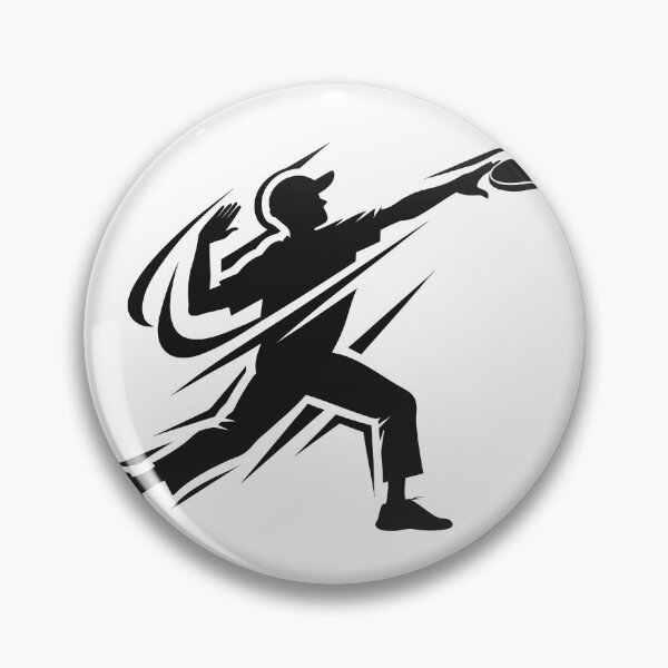 Item preview, Disc Golf Drive Throw Player Silhouette Sticker designed and sold by CutRootCo.