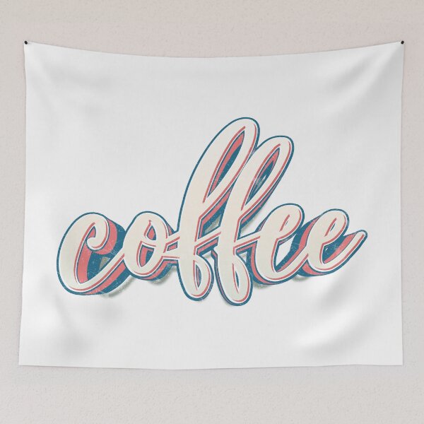 Item preview, Retro Coffee Script – Vintage Café Typography Design designed and sold by thebigleebowski.