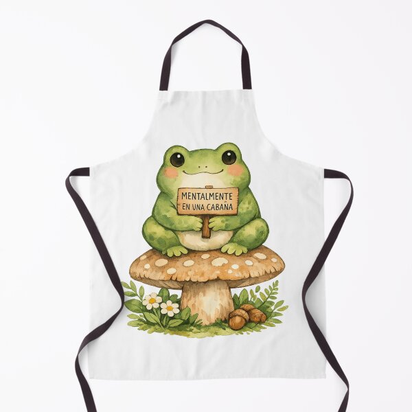 Item preview,  Mentally In A Cabin Cottagecore Frog designed and sold by Retro Mood Co.