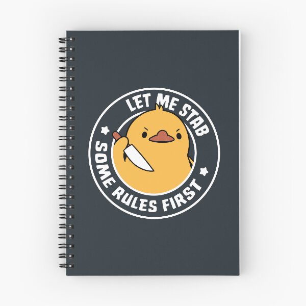 Item preview, Let Me Stab Some Rules First Duck by Tobe Fonseca designed and sold by Tobe Fonseca®.