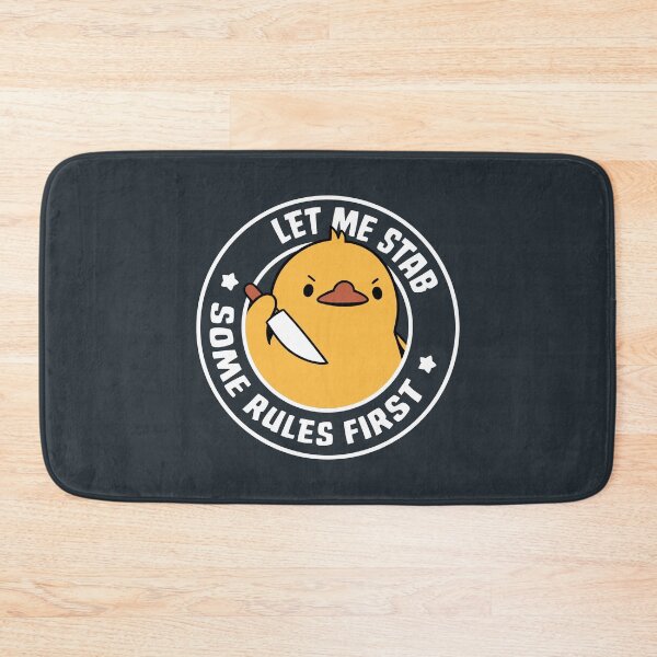 Item preview, Let Me Stab Some Rules First Duck by Tobe Fonseca designed and sold by Tobe Fonseca®.
