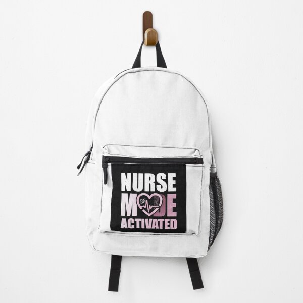 Item preview,  Nurse Mode Activated | Funny RN Nurse Shirt | Pink Heartbeat Stethoscope Design | 99% Cover Square designed and sold by Petringo.