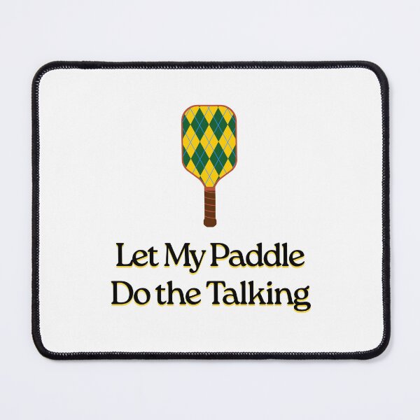 Item preview, Let My Paddle Do the Talking Sticker | Funny Pickleball Gift | Pickleball Player Gift | Pickleball Sticker | Pickleball Lover Gift | Pickleball Women designed and sold by Beverly Montgomery Design.
