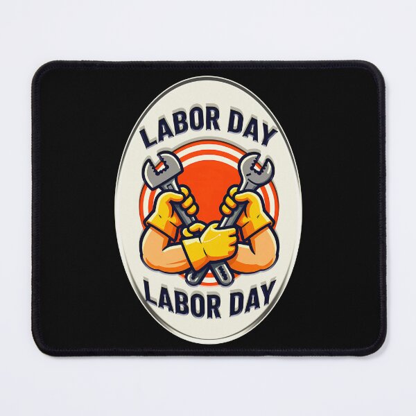 Item preview, Labor Day Worker Badge Tools Design designed and sold by Topoartispp.