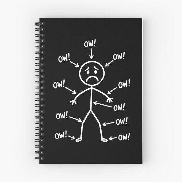 Item preview, Ow Ow Ow Stick Character Figure Chronic Pain designed and sold by Kladhadredo.