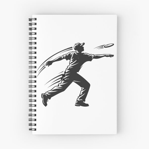 Item preview, Disc Golf Forehand Flick Sidearm Throw Silhouette Sticker designed and sold by CutRootCo.