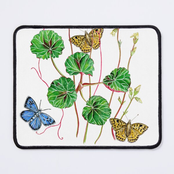 Item preview, Meadow Saxifraga with Butterflies designed and sold by peaceofwork.