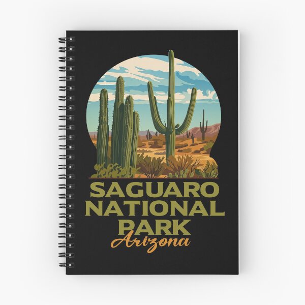 Item preview, Saguaro National Park Arizona Desert Badge Art designed and sold by LinaValearte.