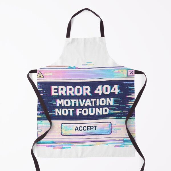 Item preview, Error 404 Motivation Not Found 90s Aesthetic designed and sold by Retro Mood Co.