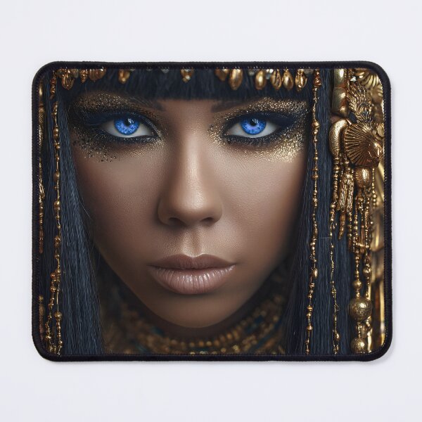 Item preview, Glamorous Cleopatra Inspired Portrait with Blue Eyes designed and sold by Artessie.