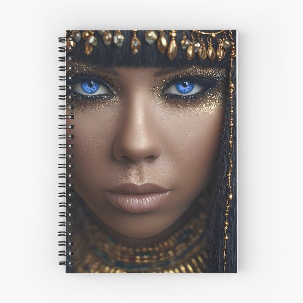 Item preview, Glamorous Cleopatra Inspired Portrait with Blue Eyes designed and sold by Artessie.