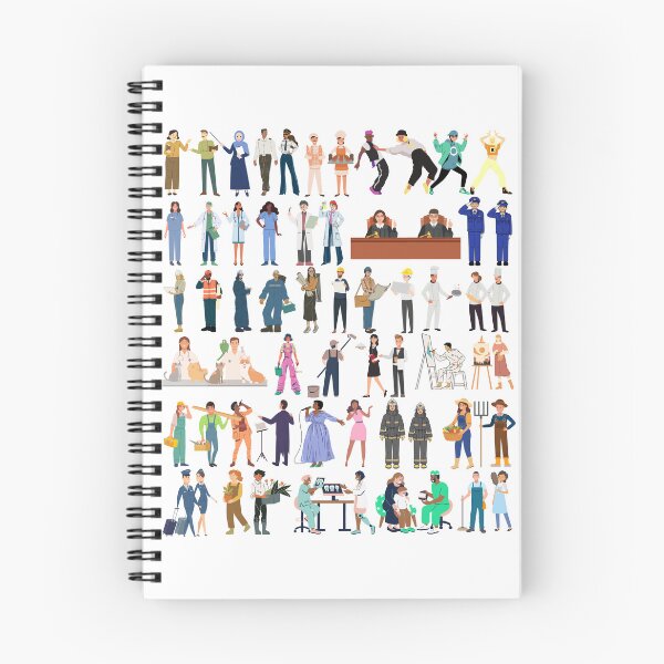 Item preview, ​Diverse Career & Occupations Illustration designed and sold by HBBS DESIGNS.