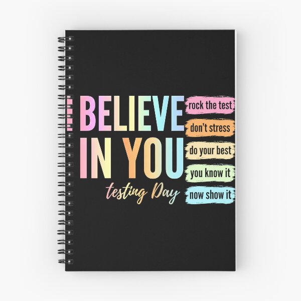 Item preview, I Believe in You Test Day Teacher State Testing  designed and sold by gear-posters.