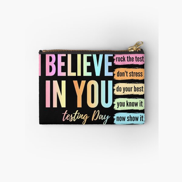 Item preview, I Believe in You Test Day Teacher State Testing  designed and sold by gear-posters.