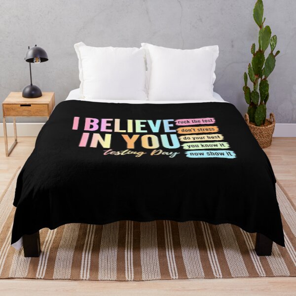 Item preview, I Believe in You Test Day Teacher State Testing  designed and sold by gear-posters.