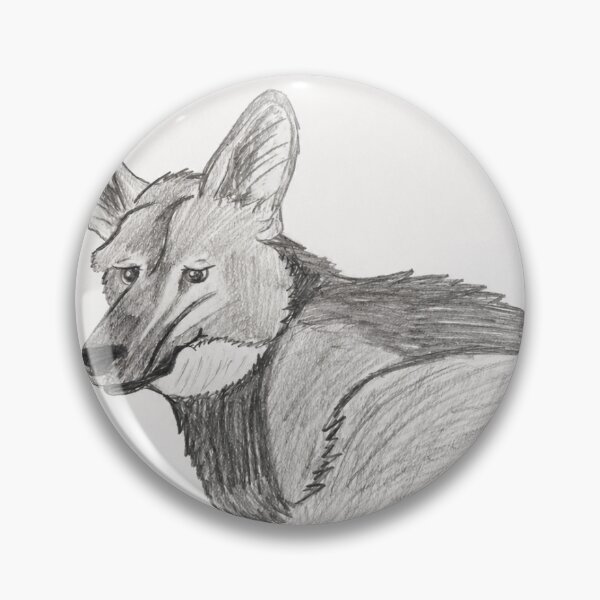 Item preview, Maned Wolf Sketch designed and sold by FishNerd2006.