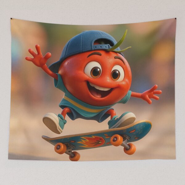 Item preview, Skater Tomato designed and sold by Sillytoe.