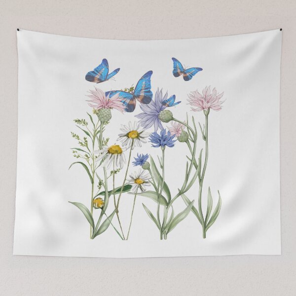 Item preview, Wildflowers And Butterflies. designed and sold by Dinasshop.