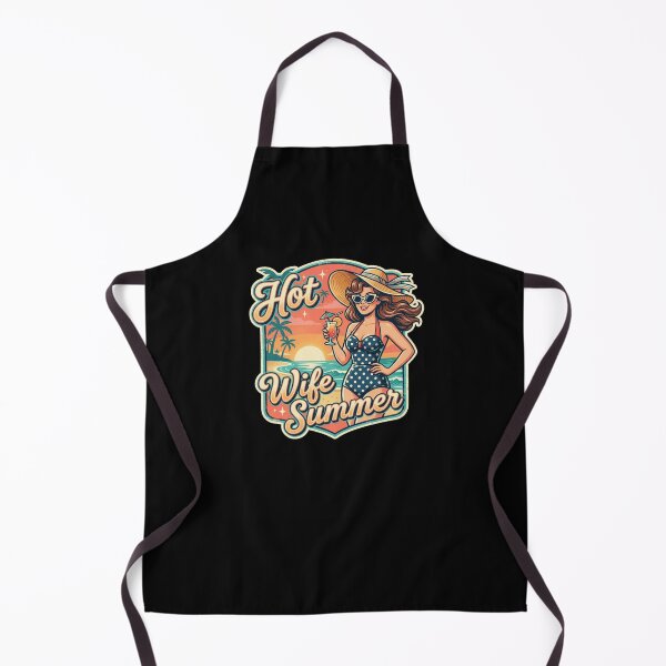 Item preview, Hot Wife Summer Retro Beach Vacation Woman designed and sold by snowry.