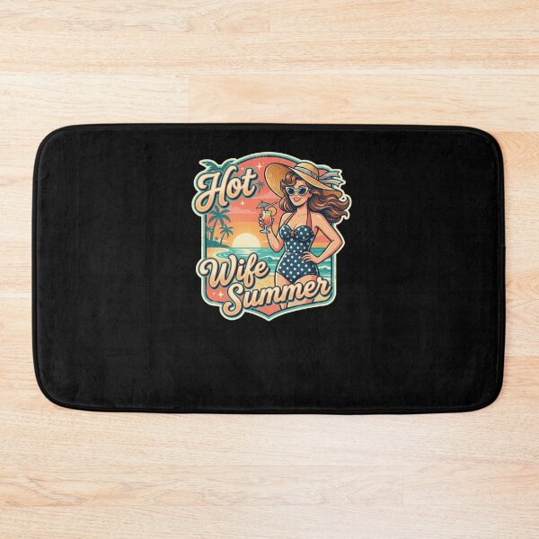 Item preview, Hot Wife Summer Retro Beach Vacation Woman designed and sold by snowry.