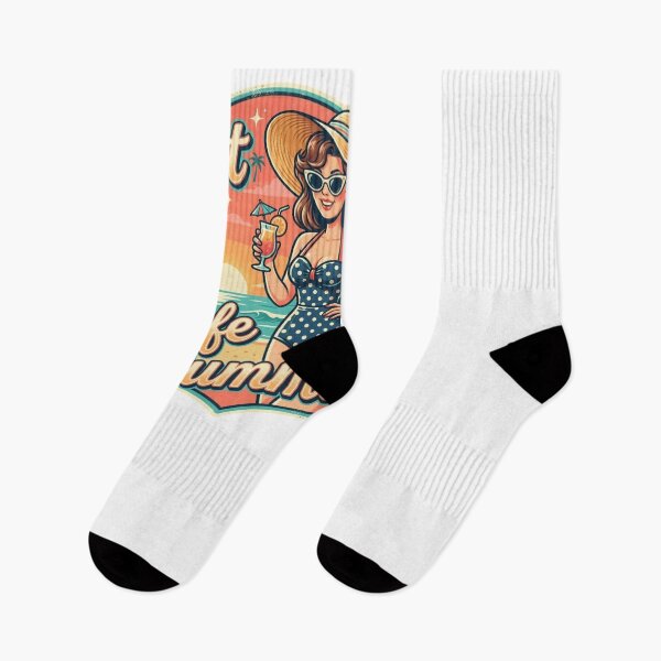 Item preview, Hot Wife Summer Retro Beach Vacation Woman designed and sold by snowry.