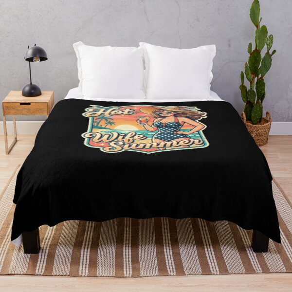 Item preview, Hot Wife Summer Retro Beach Vacation Woman designed and sold by snowry.