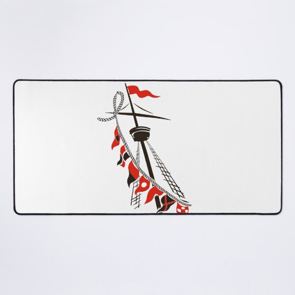 Item preview, 1950's Pirate Ship Flags Shirt Graphic designed and sold by Tonyv773.