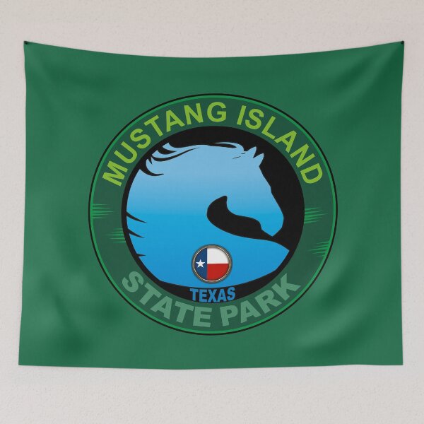 Item preview, Mustang Island State Park Texas horse designed and sold by studioss76.