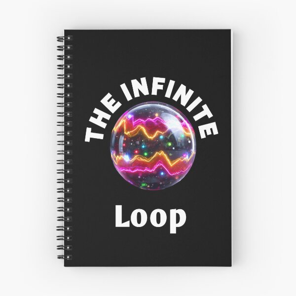 Item preview, The Infinite Loop - Futuristic Neon Tech Orb Design designed and sold by TaimToons.