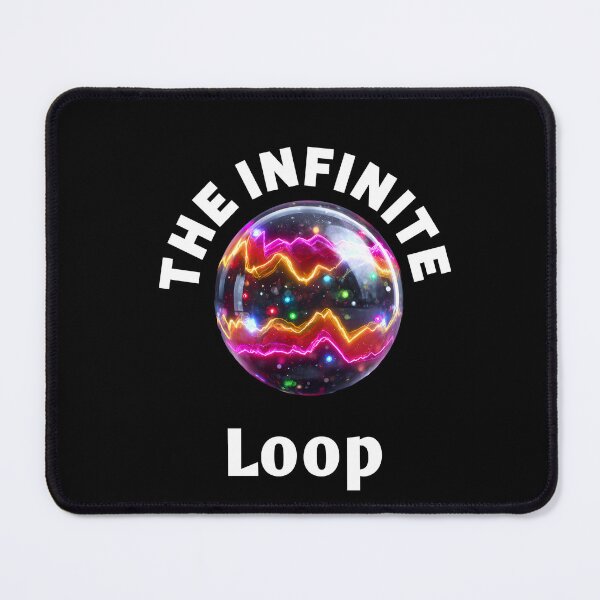 Item preview, The Infinite Loop - Futuristic Neon Tech Orb Design designed and sold by TaimToons.