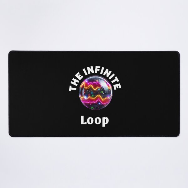 Item preview, The Infinite Loop - Futuristic Neon Tech Orb Design designed and sold by TaimToons.