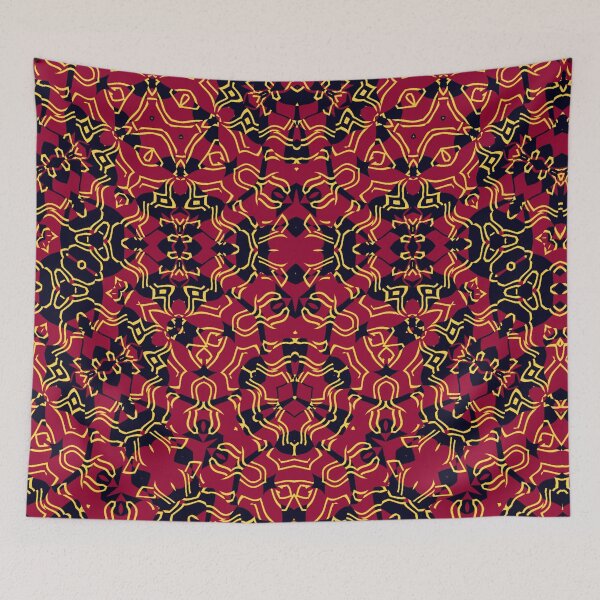 Item preview, Red/Yellow Bandana Pattern designed and sold by AintJames.