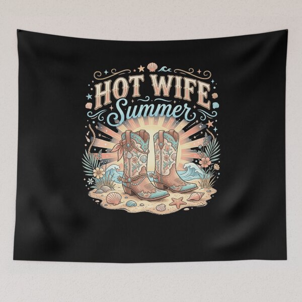 Item preview, Hot Wife Summer Cowboy Boots Beach Vacation designed and sold by snowry.