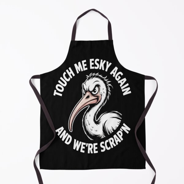 Item preview, Feral Bin Chicken Esky Warning Cartoon designed and sold by stickercuffs.