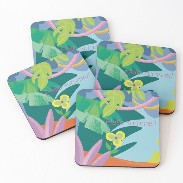 Item preview, Tropical forest hello summer designed and sold by sonaadalian.