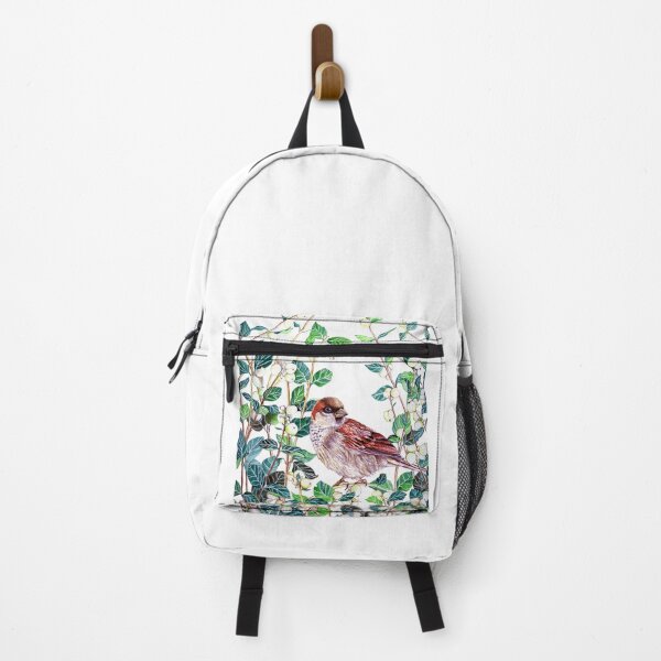 Item preview, Sparrow in snowberry bush designed and sold by peaceofwork.