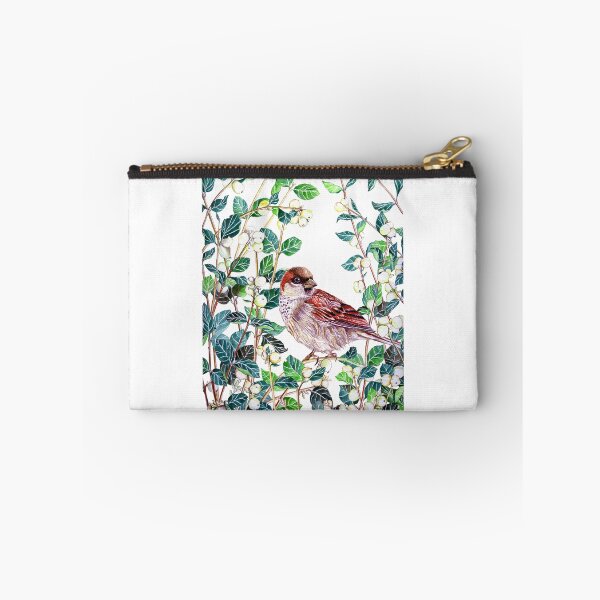 Item preview, Sparrow in snowberry bush designed and sold by peaceofwork.