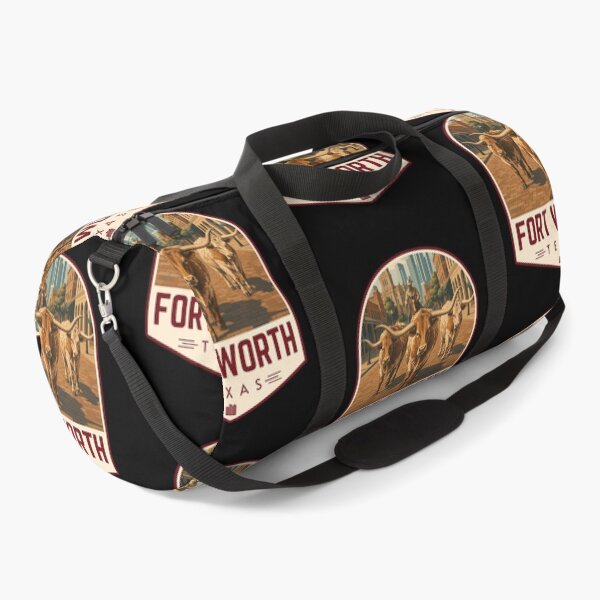 Item preview, Fort Worth in Texas, USA  Retro Travel Art Emblem designed and sold by MaateoDesign.