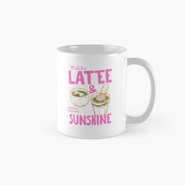 Item preview, Matcha Latte and Sunshine Cute Aesthetic Illustration designed and sold by InkRebelprint.