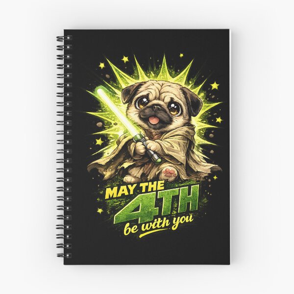 Item preview, May The Fourth Be With You Cute Pug Space Master designed and sold by LumePrint.