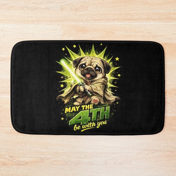 Item preview, May The Fourth Be With You Cute Pug Space Master designed and sold by LumePrint.