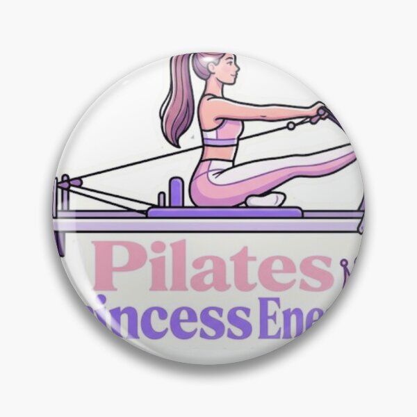 Item preview, Pilates Princess Energy Cute Fitness Girl Workout Aesthetic Pink Purple Gym Design designed and sold by Pochininki.