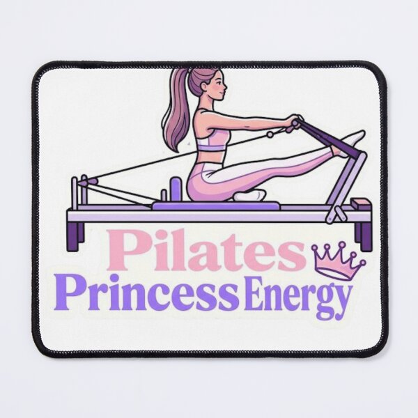 Item preview, Pilates Princess Energy Cute Fitness Girl Workout Aesthetic Pink Purple Gym Design designed and sold by Pochininki.